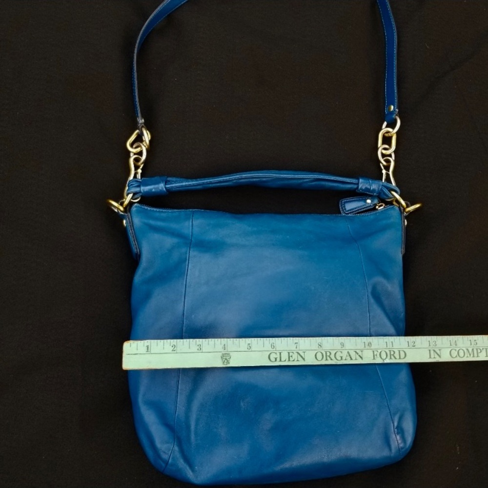 Coach Kristin Blue Genuine Leather Bag - Picture 4 of 9